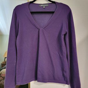 Title Nine Royal Purple Cotton Sweater